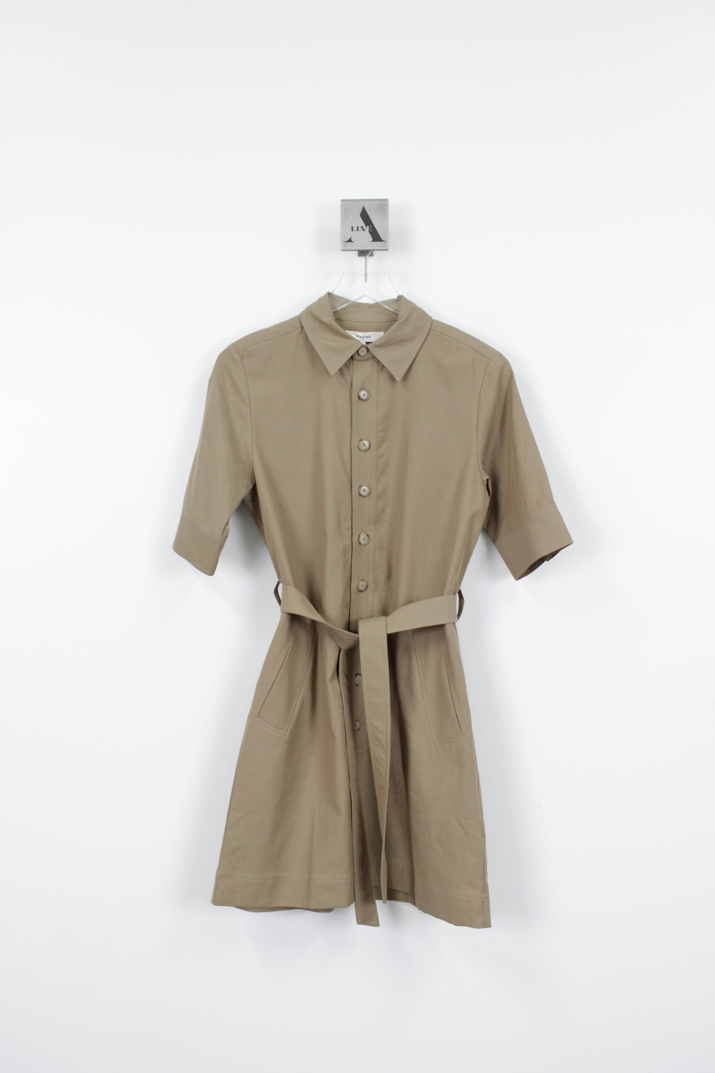 BELTED TRENCH DRESS